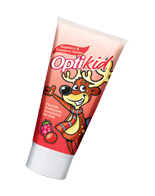 Optikid Fluoride toothpaste – Cranberry & Raspberry flavour